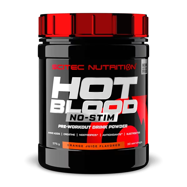 SANG CHAUD NO-STIM - 375G PRÉ-ENTRAÎNEMENT Scitec Nutrition