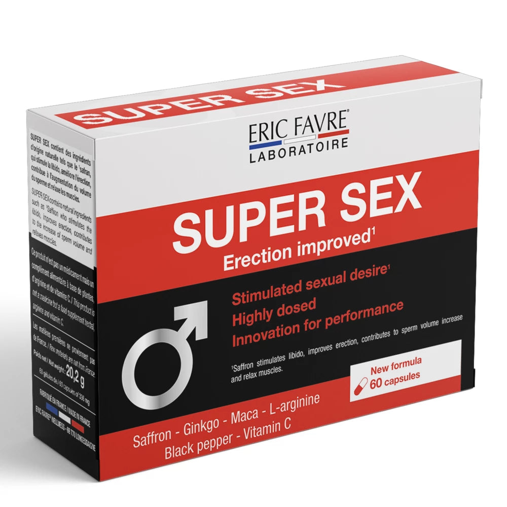 SUPER SEXE - 60 CAPSULES Eric Favre
