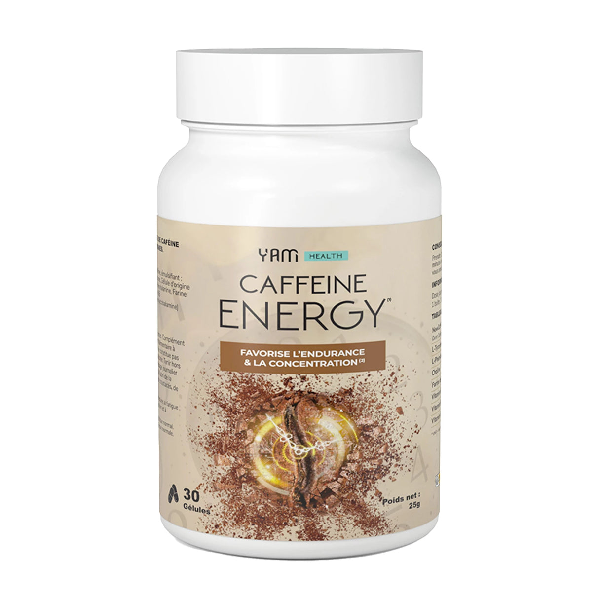 Caffeine Energy - 30 Capsule Yam Nutrition