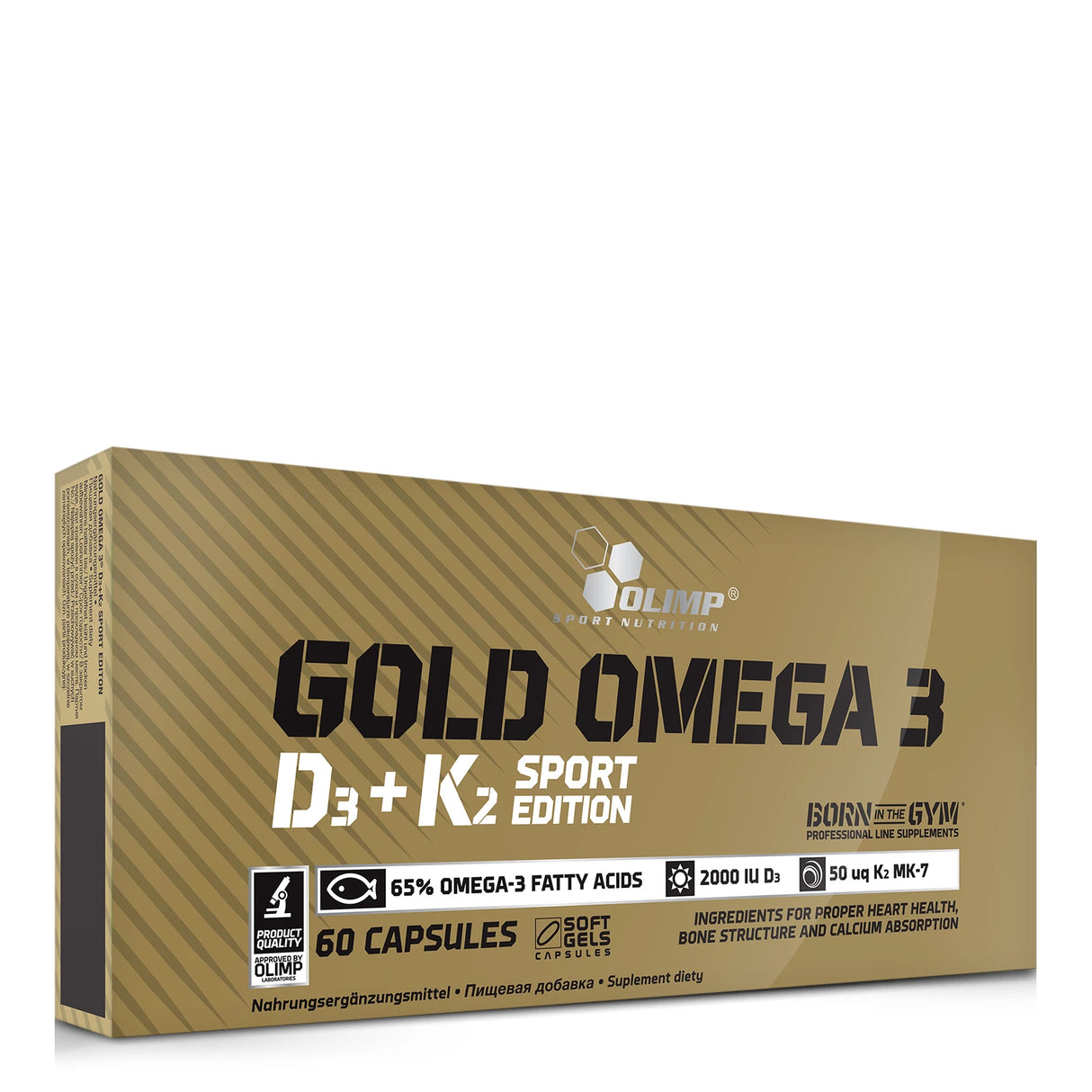 GOLD OMEGA 3 D3+K2 SPORT EDITION - 60 CAPSULE Olimp Sport Nutrition