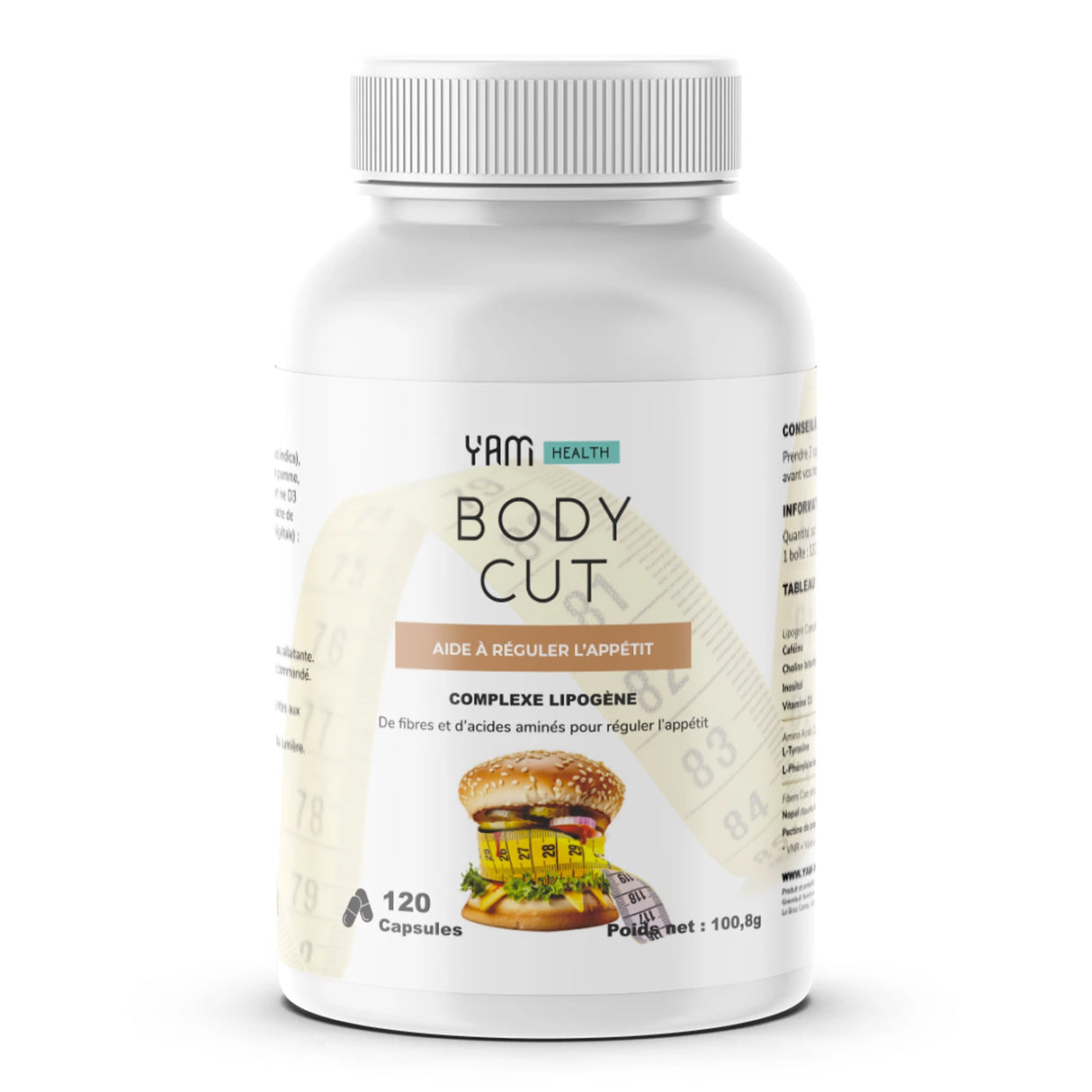 BODY CUT - 120 CAPSULE Yam Nutrition