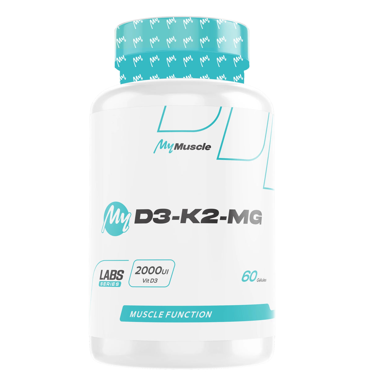 MY D3-K2-MG - 60 CAPSULE MyMuscle